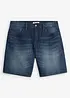 Tunna jeansshorts med resårmidja, Relaxed Fit, bonprix