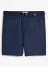 Stretchiga shorts med resårmidja och skärp, Regular Fit, bonprix