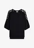 Oversizetopp av viskosmix, bonprix