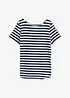 T-shirt med båtringning, bonprix