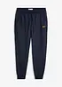 Trikåbyxa med jeanslook, 7/8-längd, bonprix