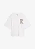 T-shirt i oversizemodell av ekologisk bomull, bonprix