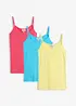 Linne med smala axelband (3-pack), bonprix