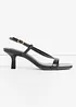 Sandalett med smal klack, bonprix