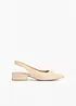 Slingbackpumps med låg blockklack, bonprix