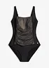 Bikini med glänsande infällning och medelhög formande effekt, bonprix