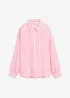 Skjortblus i bomullsmuslin, bonprix