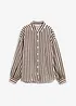 Skjortblus i bomullsmuslin, bonprix