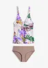 Tankini med V-ringning (2 delar), bonprix