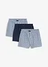 Ledigt skurna jerseyboxershorts i bomull (3-pack), bonprix