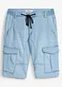 Jeansshorts i trikå, Regular Fit, bonprix