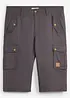 Bomullsshorts i cargomodell, normal passform, bonprix