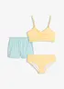 Bikini och badbyxa (3 delar), bonprix
