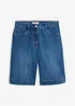Jeansshorts Mid Waist, ekologisk bomull, bonprix