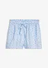 Dra på-shorts i luftig muslin, bonprix