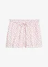 Dra på-shorts i luftig muslin, bonprix