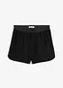 Sweatshirtshorts med rundad nederkant, bonprix