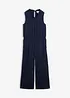 Jumpsuit i kräppad jersey med struktur, bonprix