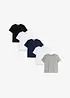T-shirt med ekologisk bomull (5-pack), bonprix