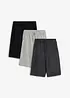 Trikåshorts med ekologisk bomull (3-pack), bonprix