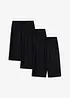 Jerseyshorts i ekologisk bomull (3-pack), bonprix