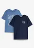 T-shirt i ekologisk bomull (2-pack), bonprix