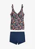 Tankini med justerbara axelband (2 delar), bonprix