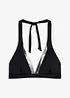 Bikiniöverdel med halterneck, bonprix