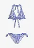 Bikini med halterneck och knytband (2 delar), bonprix