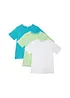T-shirt (3-pack) i ren bomull, bonprix