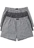 Ledigt skurna jerseyboxershorts i bomull (3-pack), bonprix