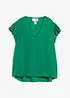 Blus med volanger, bonprix
