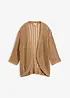 Hålmönstrad cardigan med paljetter, bonprix