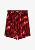 Dra på-shorts av viskos med struktur, bonprix