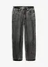 Jeans med medelhög midja och kortare ben, Super Soft, bonprix