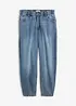 Barrel Jeans High Waist cropped, bonprix