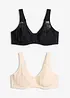 Minimizer-BH med vadderade axelband (2-pack), bonprix