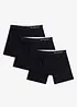 Medellånga boxershorts i tajt modell med ekologisk bomull (3-pack), bonprix