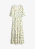 Maxiklänning av viskos med mjukt fall, bonprix