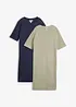 T-shirtklänning (2-pack), bonprix