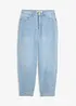 Barrel Jeans, High Waist, ekologisk bomull, bonprix