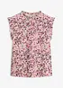 Topp i kräpp med struktur, bonprix