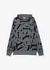 Sweatshirt med huva, avslappnad passform, bonprix
