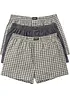 Ledigt skurna jerseyboxershorts i bomull (3-pack), bonprix