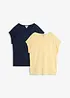 T-shirt av ren ekologisk bomull (2-pack), bonprix