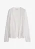 Hålmönstrad cardigan, bonprix