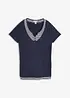 T-shirt med 2-i-1-look, ekologisk bomull, bonprix