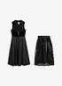 Dirndl med sammetskjol (2 delar), bonprix