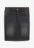 Stretchig jeanskjol, bonprix