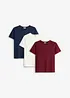 T-shirt i ekologisk bomull (3-pack), bonprix